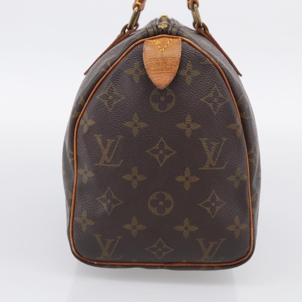 LOUIS VUITTON Monogram Speedy 25 Hand Bag M41528 LV Auth 216224