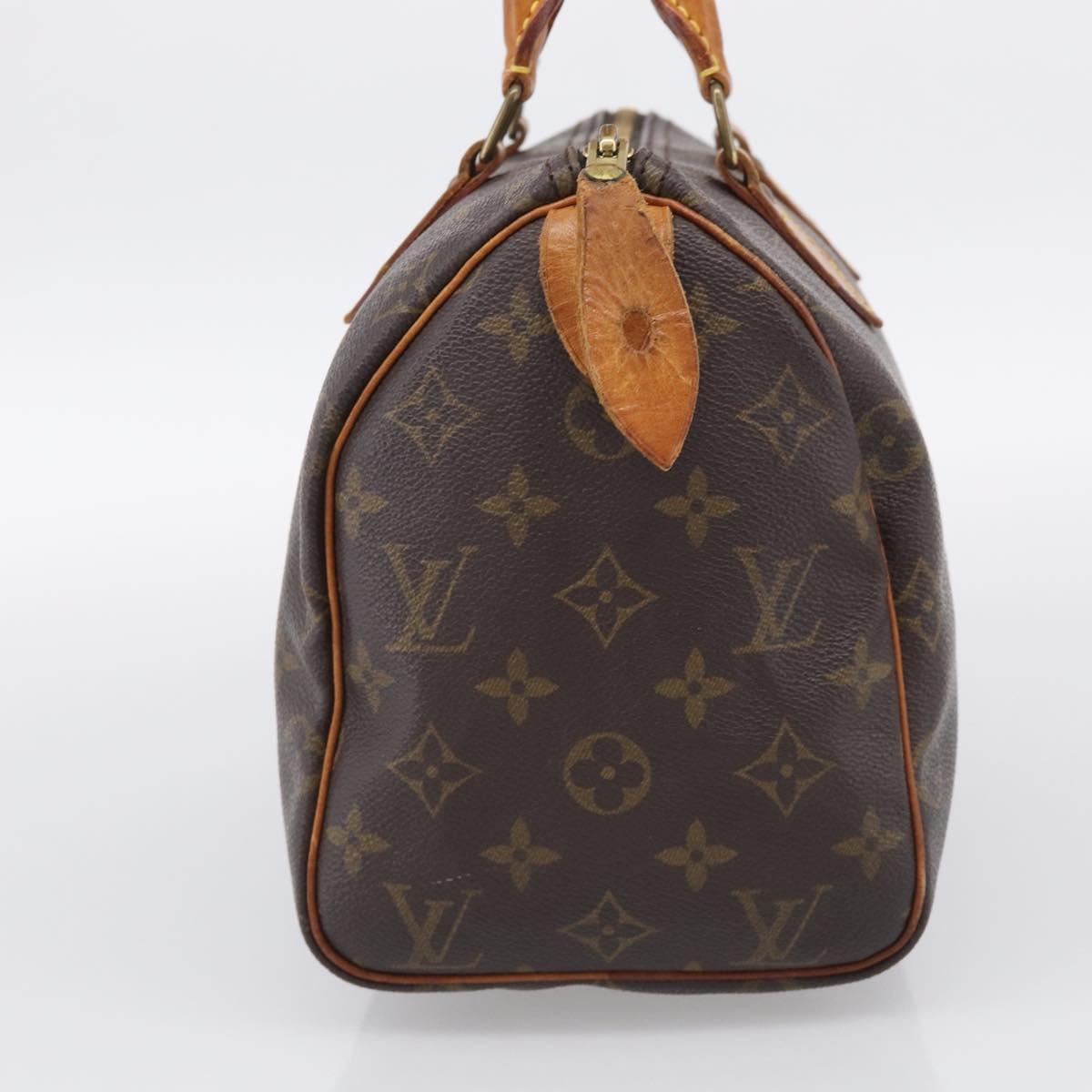 LOUIS VUITTON Monogram Speedy 25 Hand Bag M41528 LV Auth 216224
