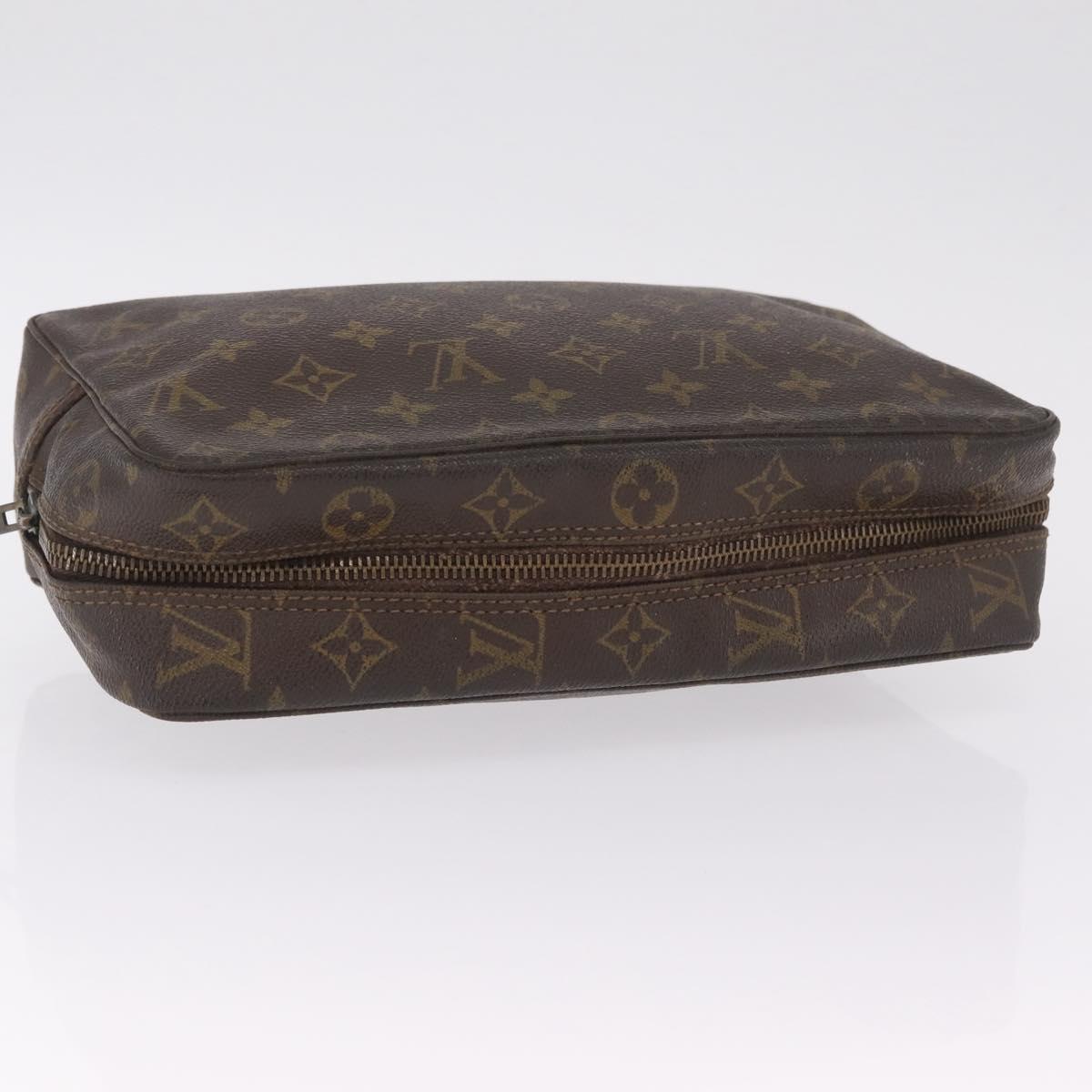 LOUIS VUITTON Monogram Trousse Toilette 28 Clutch Bag M47522 LV Auth 216249