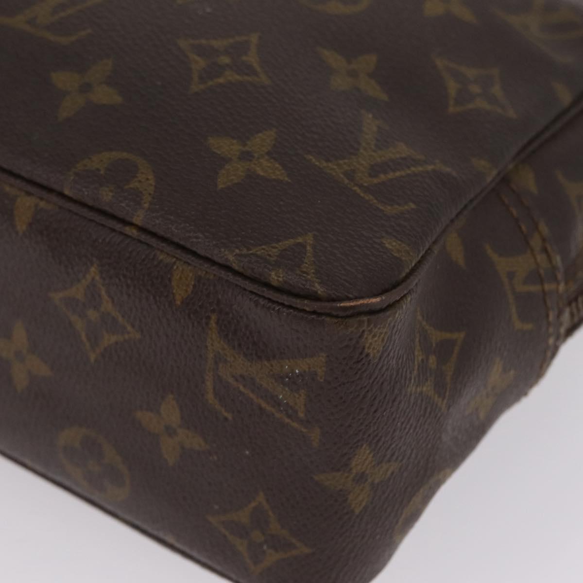 LOUIS VUITTON Monogram Trousse Toilette 28 Clutch Bag M47522 LV Auth 216249