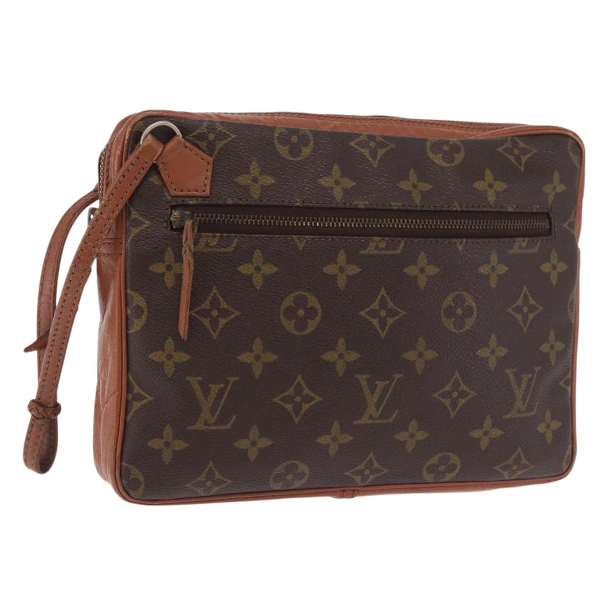 LOUIS VUITTON Monogram Pochette Sports Clutch Bag LV Auth 216253