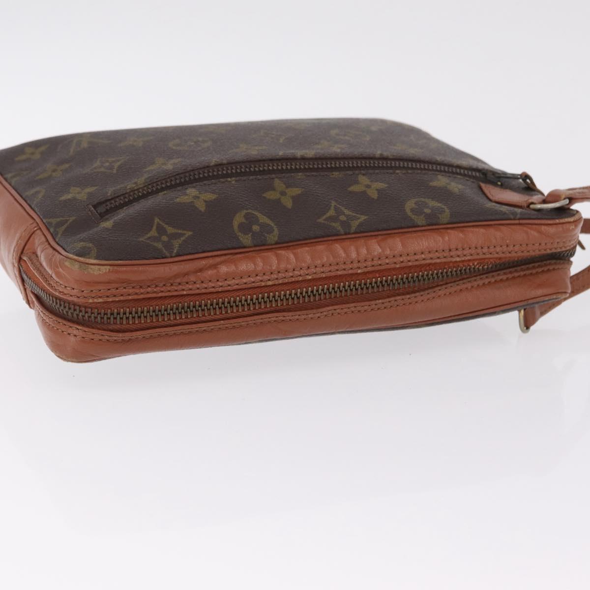 LOUIS VUITTON Monogram Pochette Sports Clutch Bag LV Auth 216253
