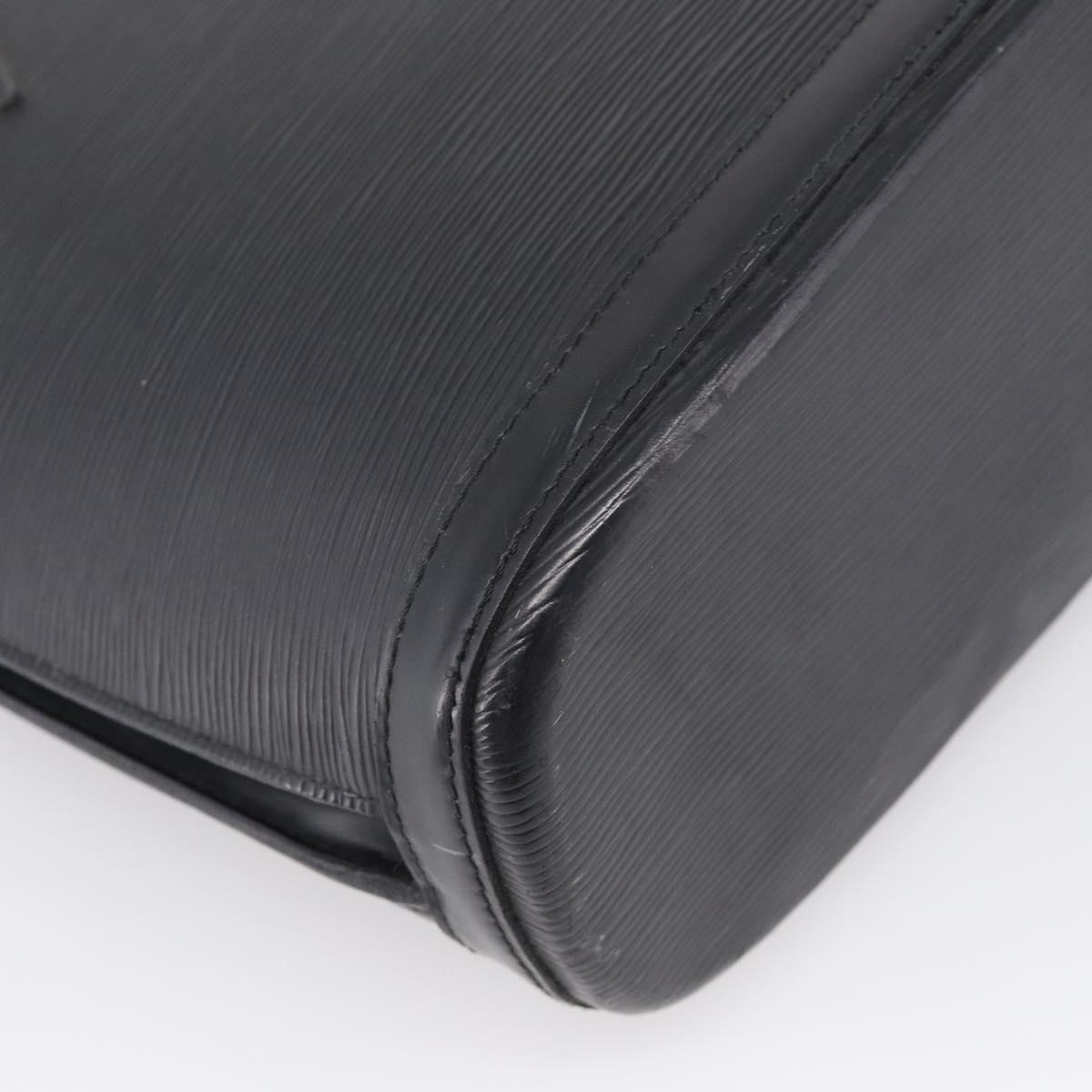 LOUIS VUITTON Epi Lussac Shoulder Bag Black M52282 LV Auth 216258