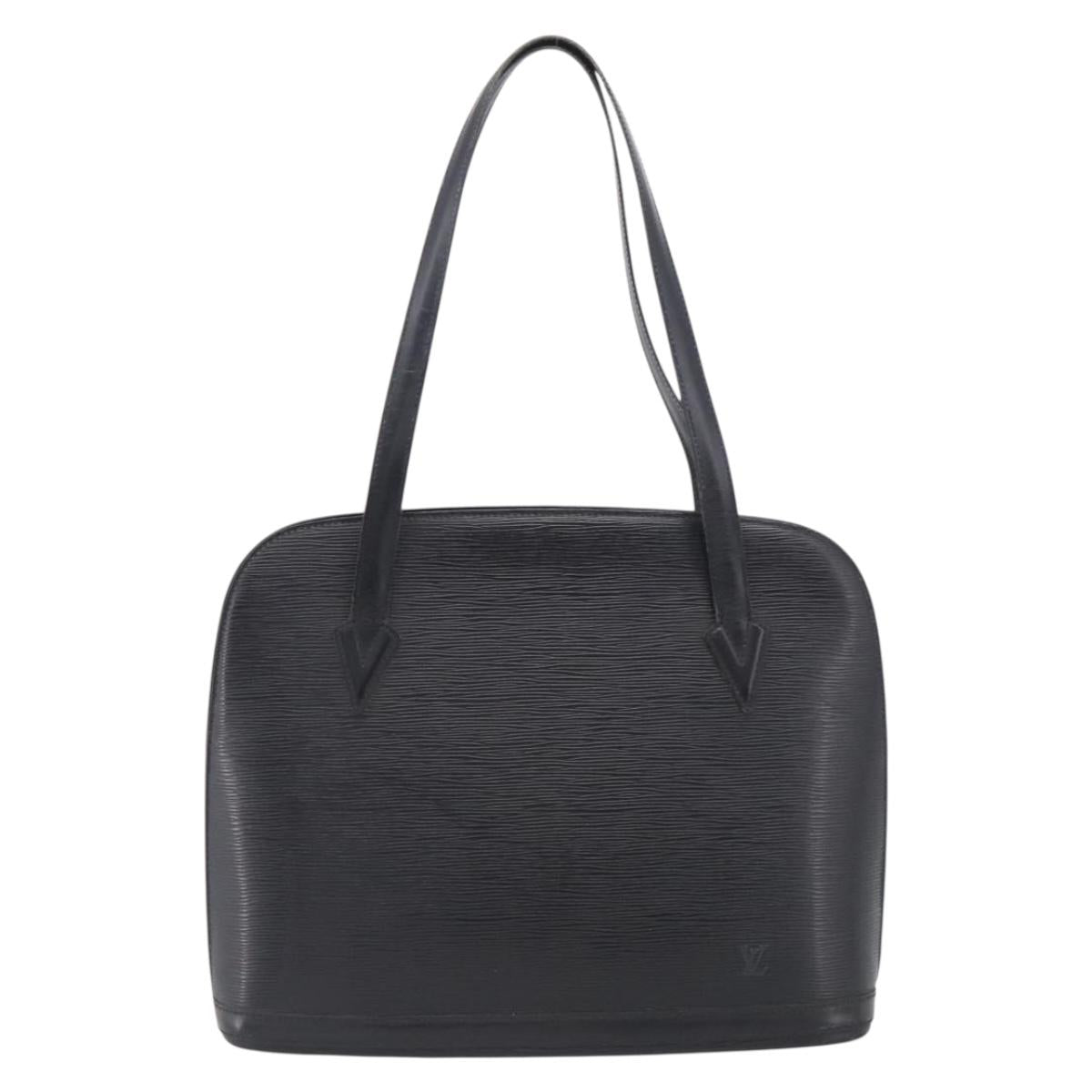 LOUIS VUITTON Epi Lussac Shoulder Bag Black M52282 LV Auth 216258