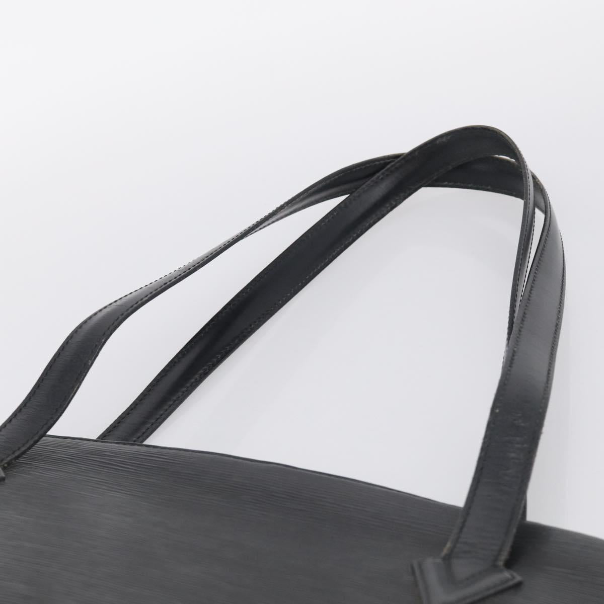 LOUIS VUITTON Epi Lussac Shoulder Bag Black M52282 LV Auth 216258