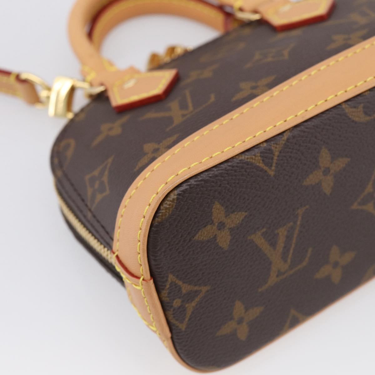 LOUIS VUITTON Monogram Nano Alma Hand Bag M82717 LV Auth 216276SAM