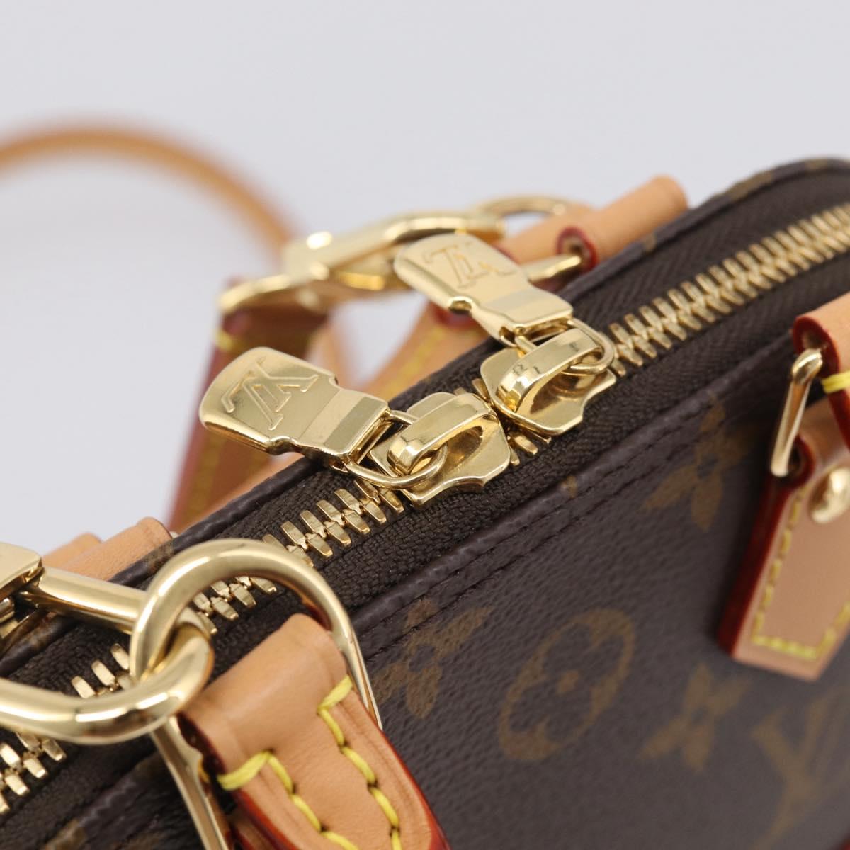 LOUIS VUITTON Monogram Nano Alma Hand Bag M82717 LV Auth 216276SAM