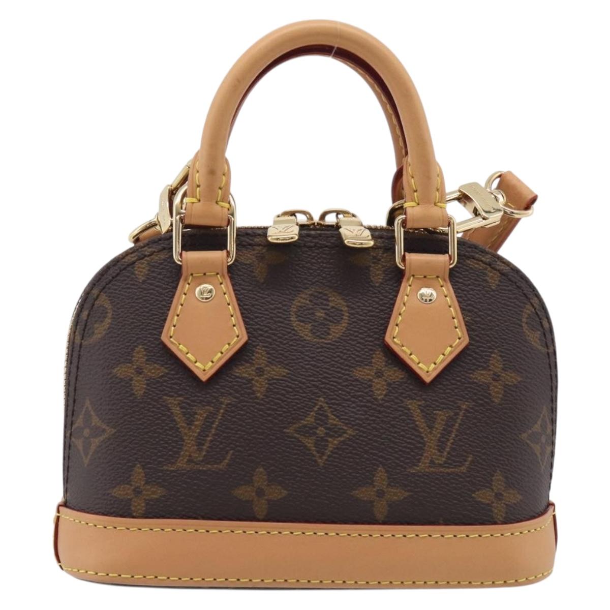 LOUIS VUITTON Monogram Nano Alma Hand Bag M82717 LV Auth 216276SAM