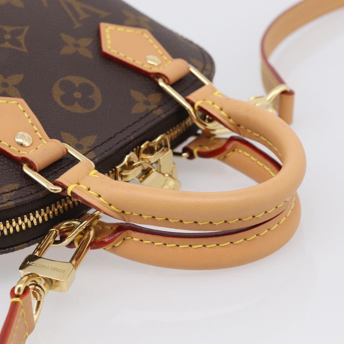 LOUIS VUITTON Monogram Nano Alma Hand Bag M82717 LV Auth 216276SAM