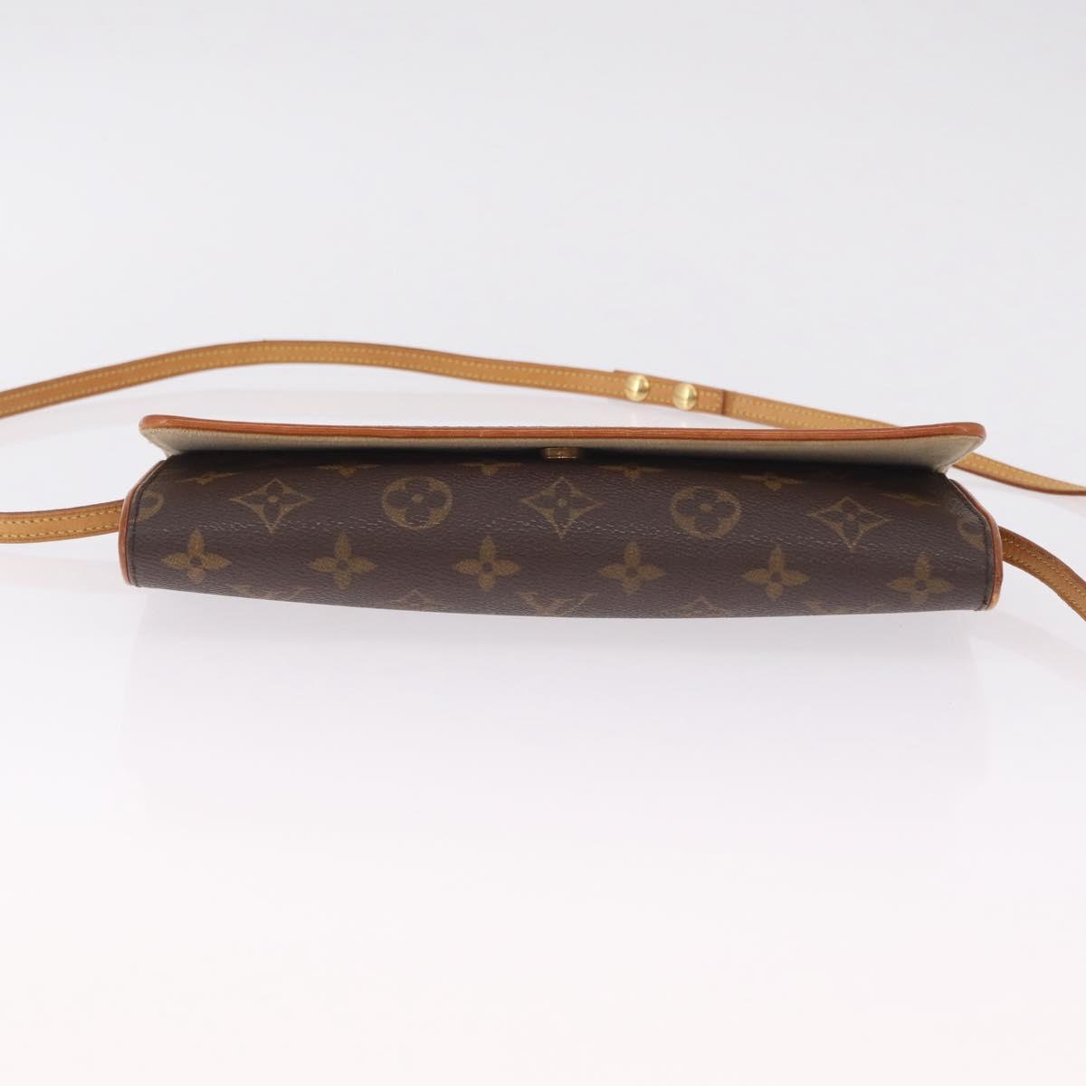 LOUIS VUITTON Monogram Pochette Twin GM Shoulder Bag M51852 LV Auth 216280