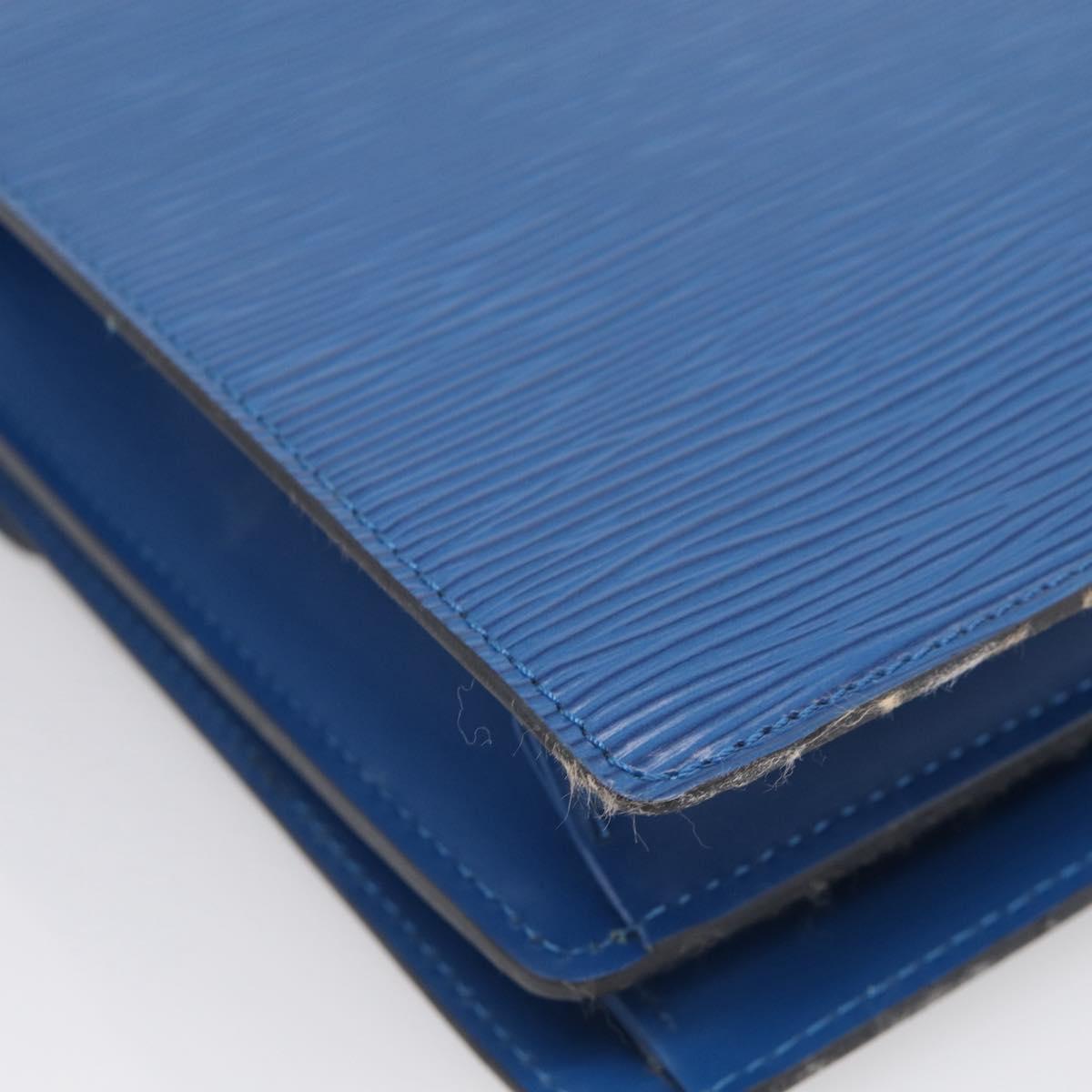 LOUIS VUITTON Epi Concorde Hand Bag Blue M52135 LV Auth 216288