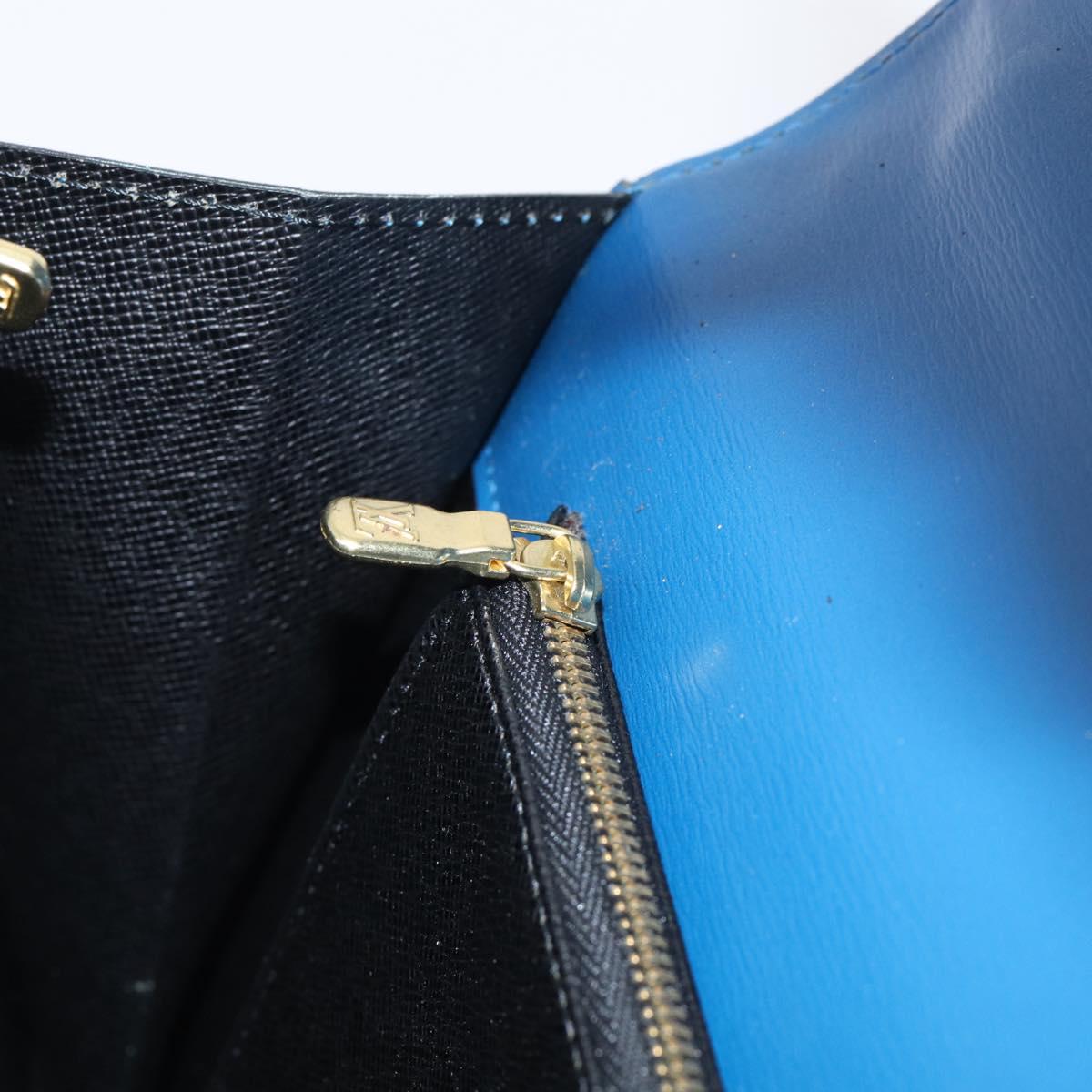LOUIS VUITTON Epi Concorde Hand Bag Blue M52135 LV Auth 216288