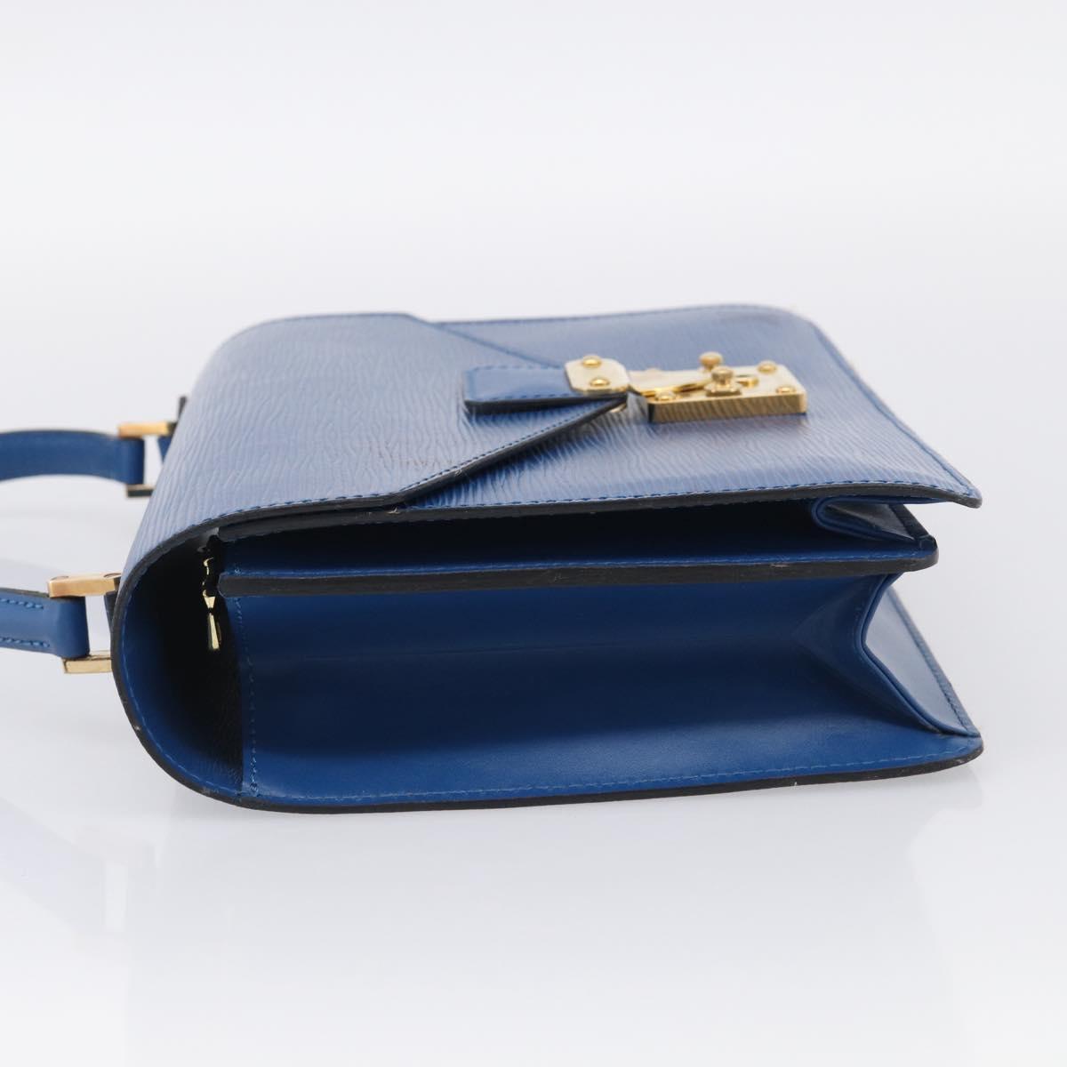 LOUIS VUITTON Epi Concorde Hand Bag Blue M52135 LV Auth 216288