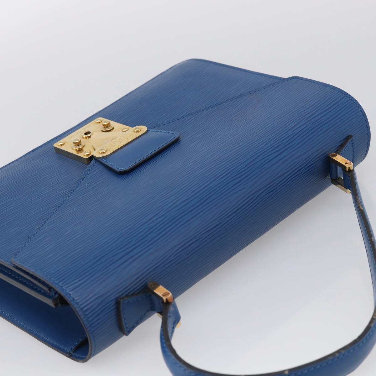 LOUIS VUITTON Epi Concorde Hand Bag Blue M52135 LV Auth 216288