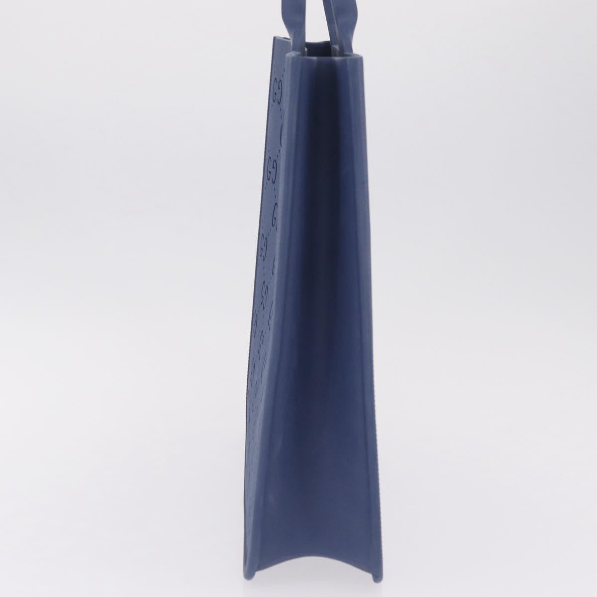 GUCCI GG Canvas Children's Tote Bag PVC Blue 679365 Auth 216291A
