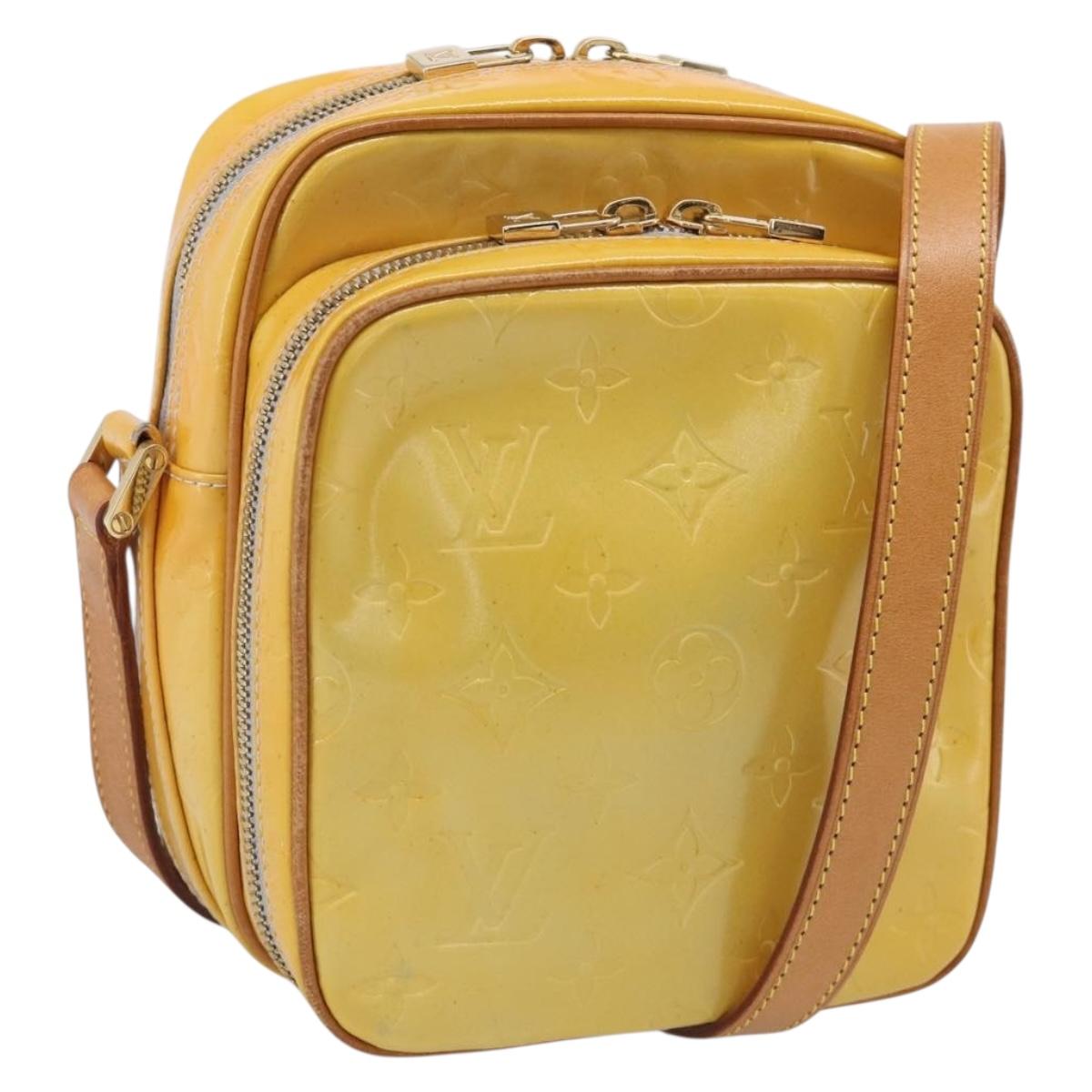 LOUIS VUITTON Monogram Vernis Wooster Shoulder Bag Gris M91036 LV Auth 216294