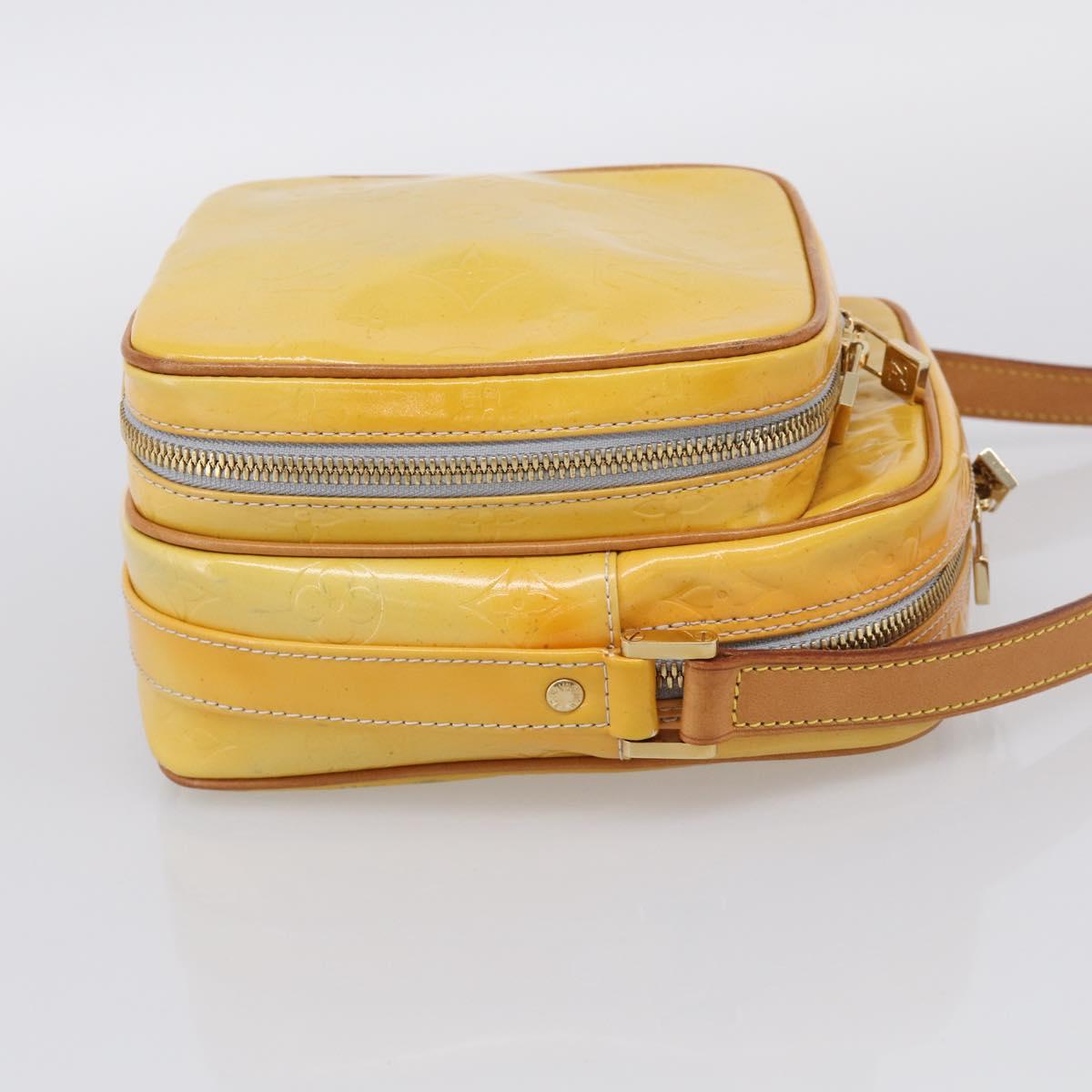 LOUIS VUITTON Monogram Vernis Wooster Shoulder Bag Gris M91036 LV Auth 216294