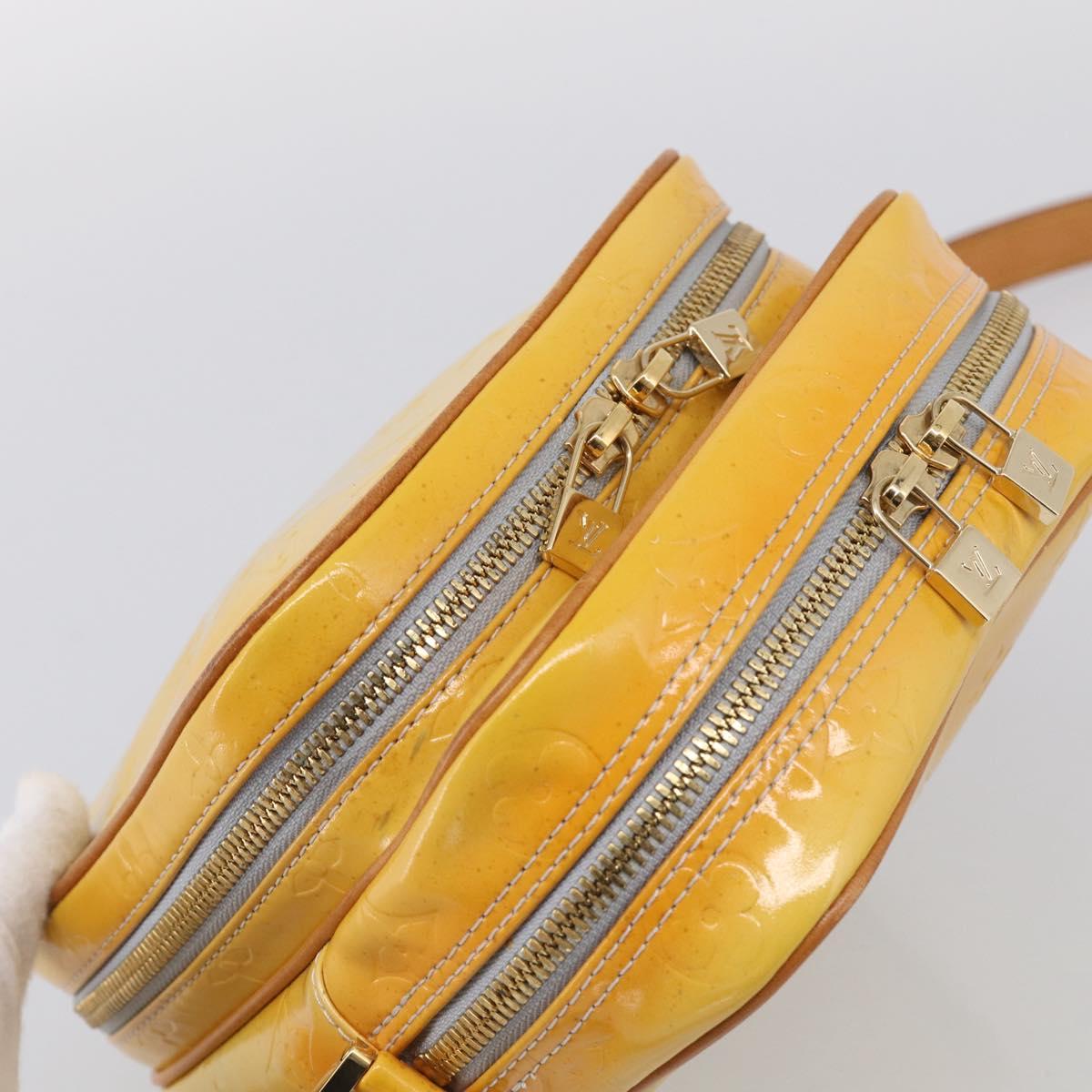 LOUIS VUITTON Monogram Vernis Wooster Shoulder Bag Gris M91036 LV Auth 216294