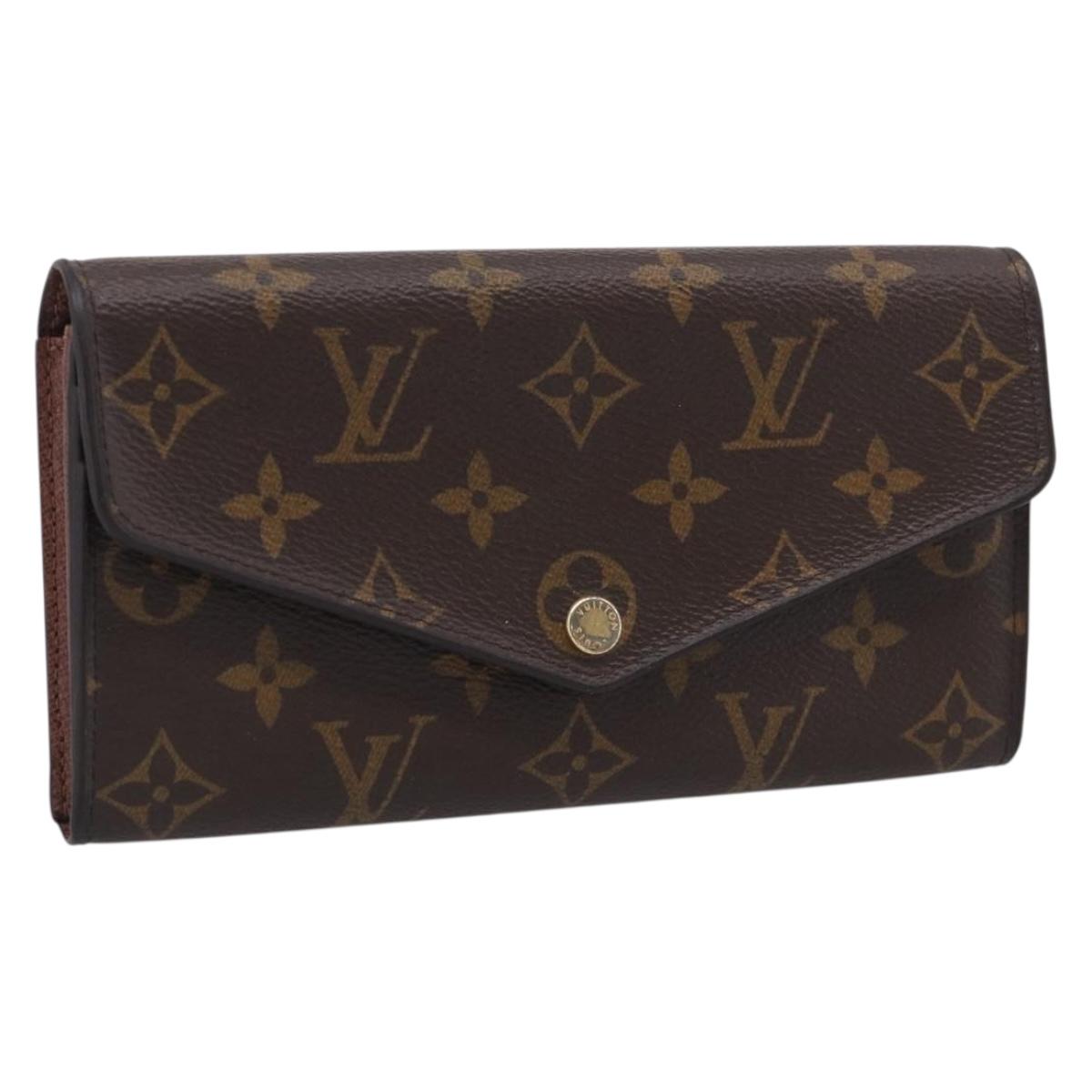 LOUIS VUITTON Monogram Portefeuille Sarah Long Wallet M60531 LV Auth 216301V