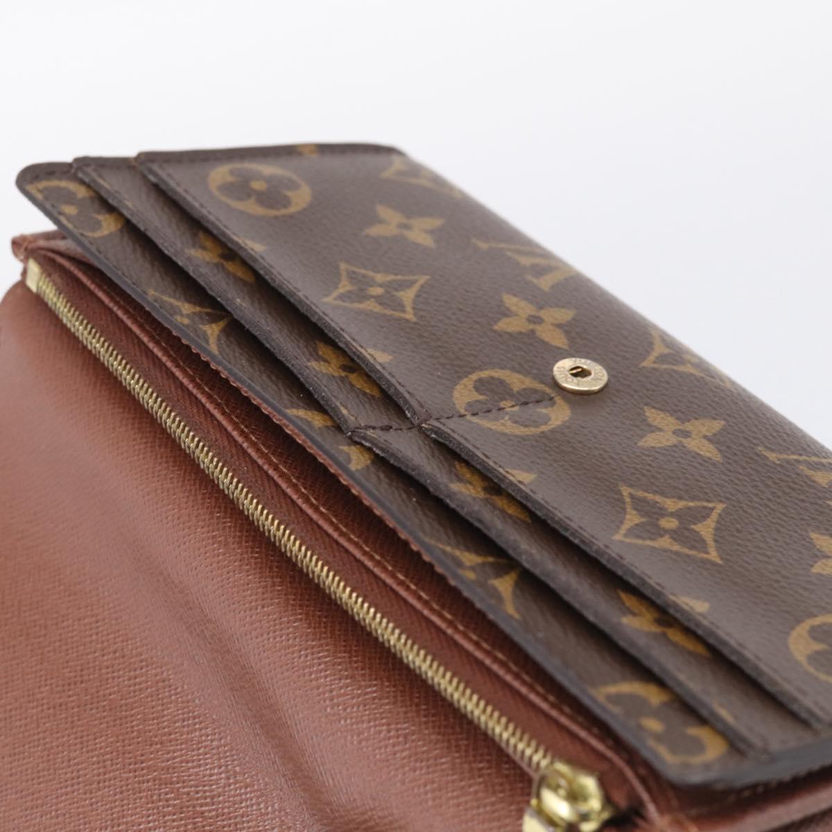 LOUIS VUITTON Monogram Portefeuille Sarah Long Wallet M60531 LV Auth 216301V