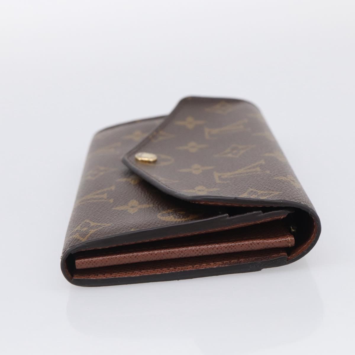 LOUIS VUITTON Monogram Portefeuille Sarah Long Wallet M60531 LV Auth 216301V