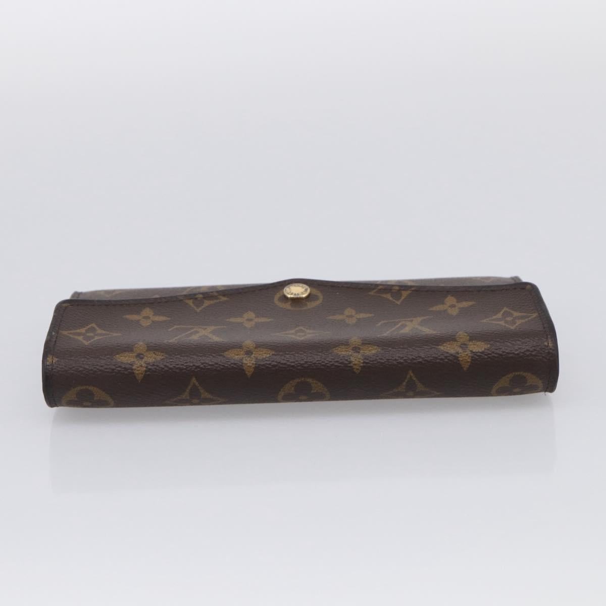 LOUIS VUITTON Monogram Portefeuille Sarah Long Wallet M60531 LV Auth 216301V