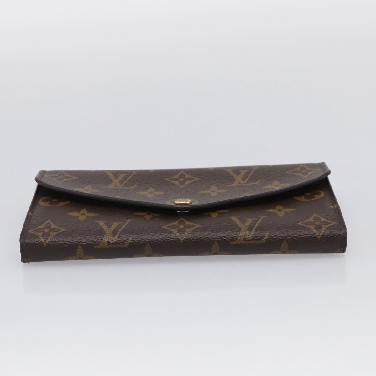 LOUIS VUITTON Monogram Portefeuille Sarah Long Wallet M60531 LV Auth 216301V