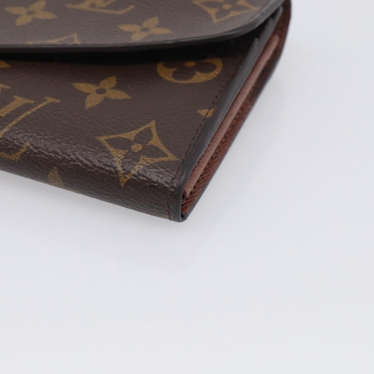 LOUIS VUITTON Monogram Portefeuille Sarah Long Wallet M60531 LV Auth 216301V