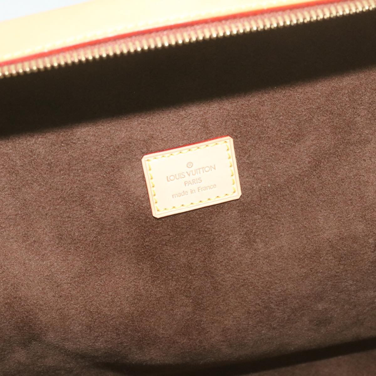 LOUIS VUITTON Nomad Travel Boston Bag Special order Beige LV Auth 22115SV