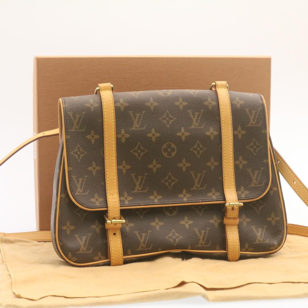 LOUIS VUITTON Monogram Sac Marelle A Dos Backpack M51158 LV Auth 22285A