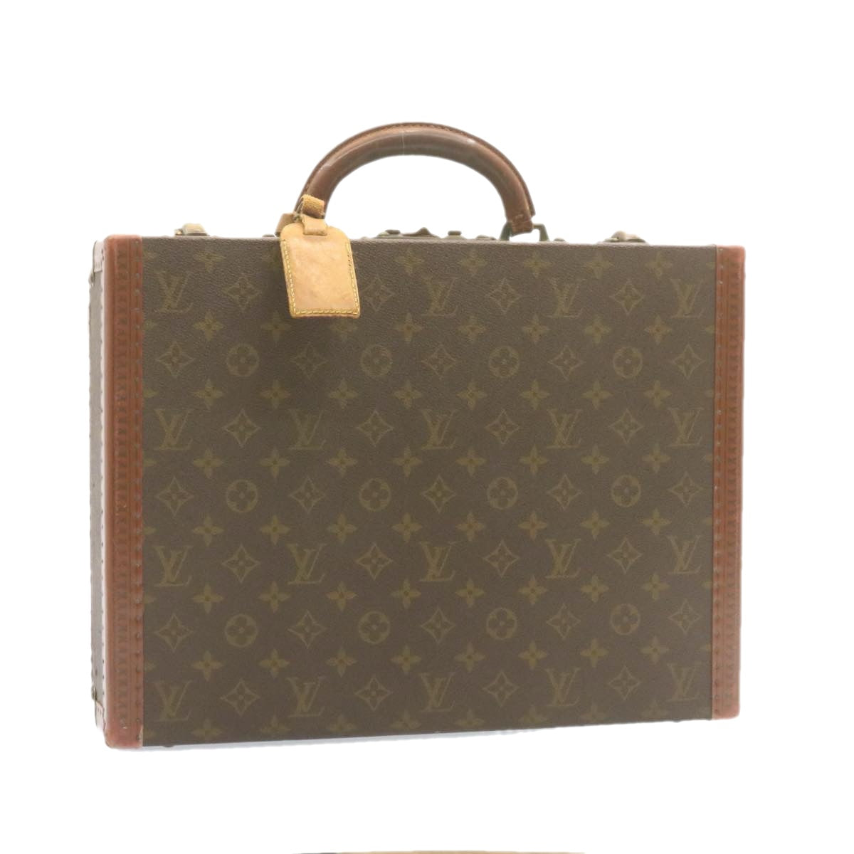 LOUIS VUITTON Monogram President Attache Case Vintage LV Auth 22458A