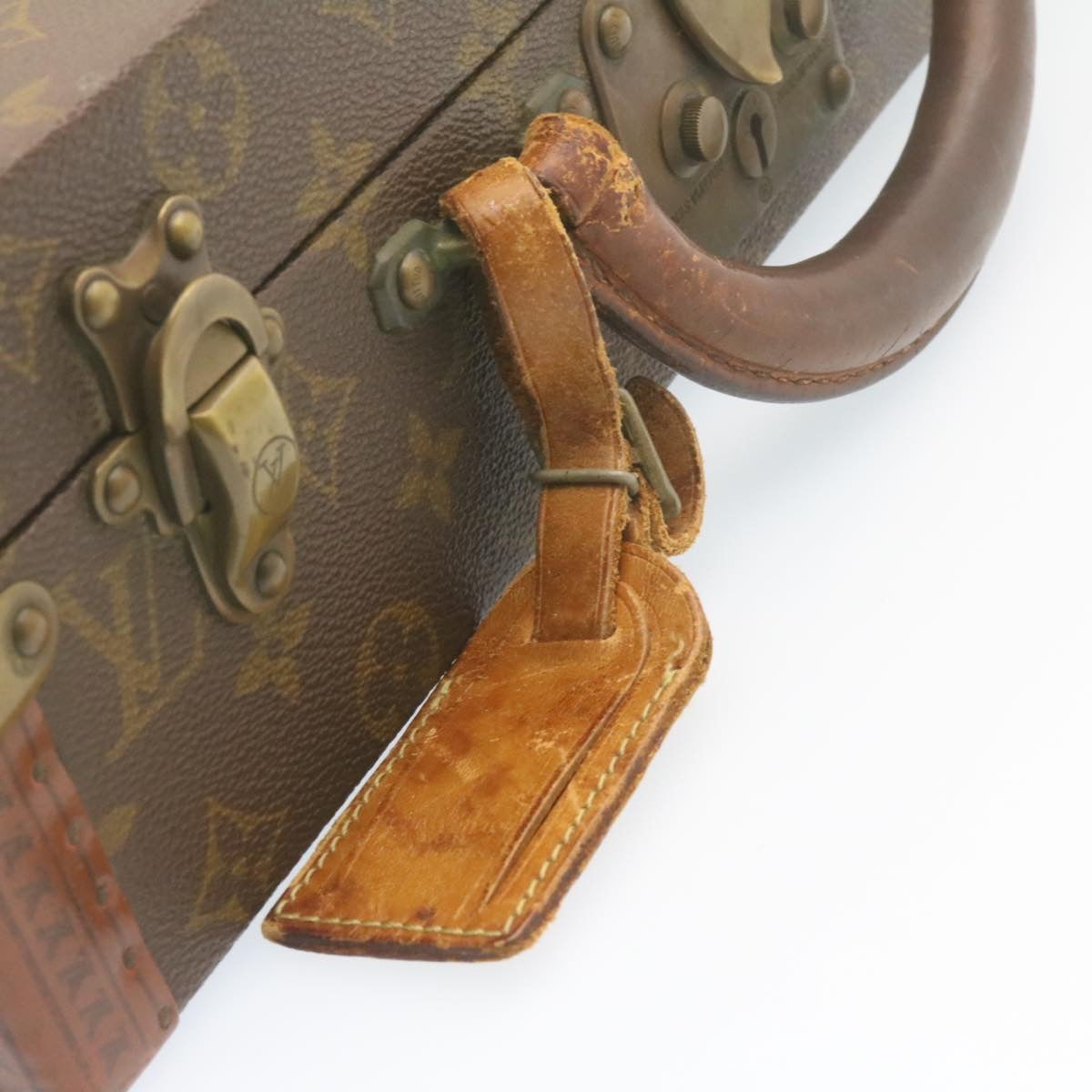 LOUIS VUITTON Monogram President Attache Case Vintage LV Auth 22458A