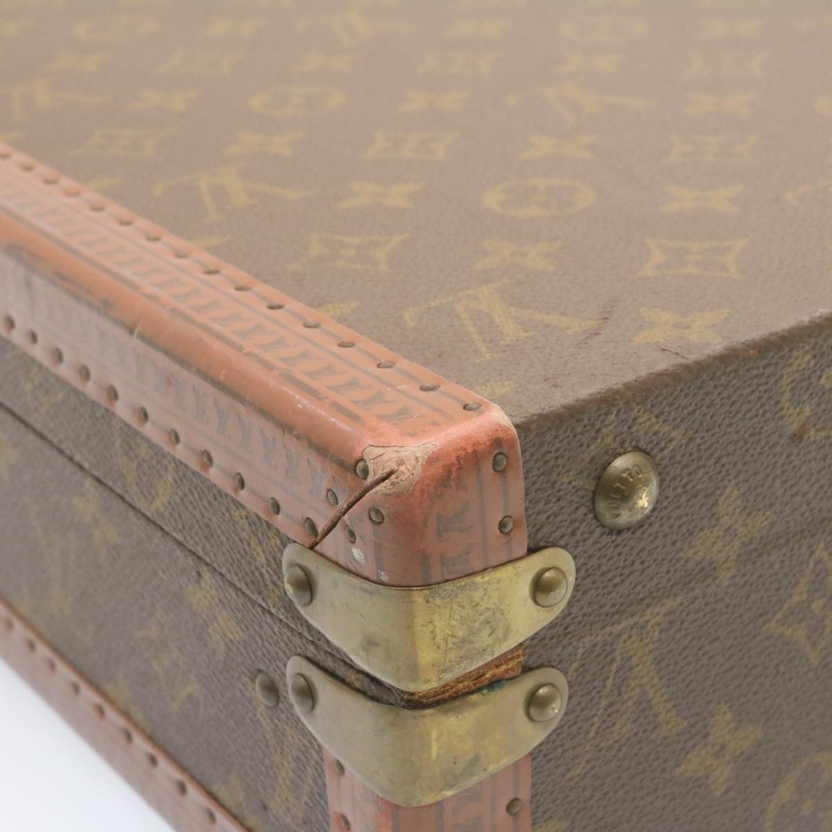 LOUIS VUITTON Monogram President Attache Case Vintage LV Auth 22458A