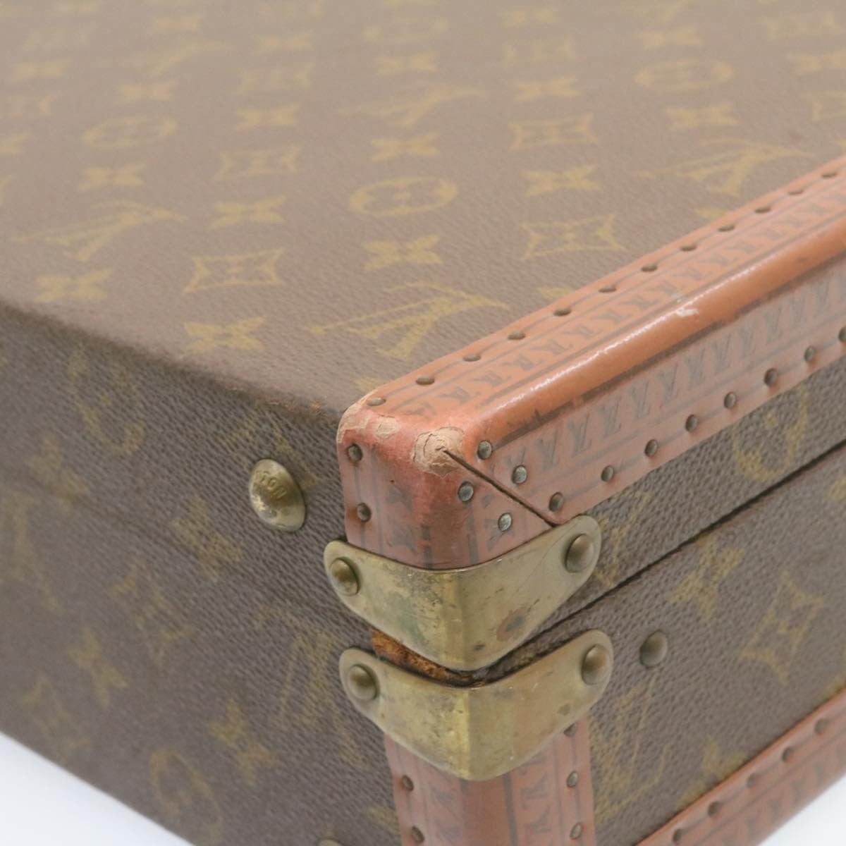 LOUIS VUITTON Monogram President Attache Case Vintage LV Auth 22458A