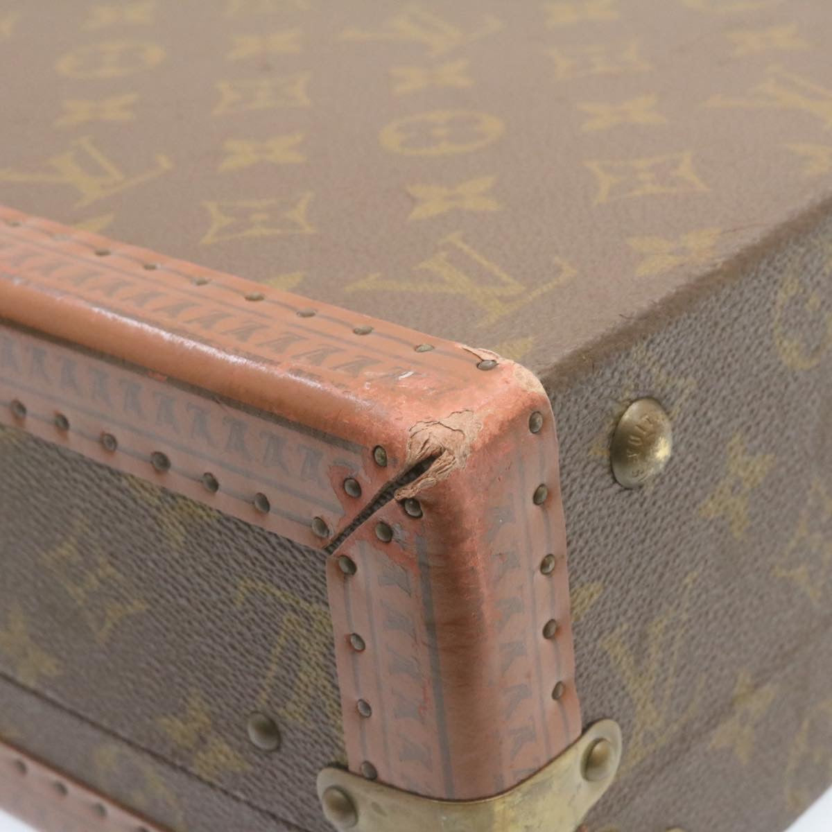 LOUIS VUITTON Monogram President Attache Case Vintage LV Auth 22458A