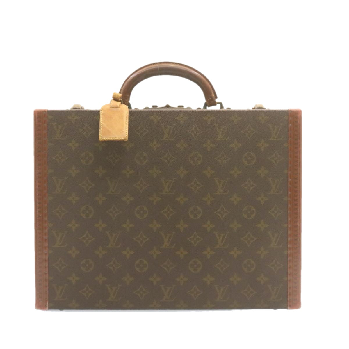 LOUIS VUITTON Monogram President Attache Case Vintage LV Auth 22458A