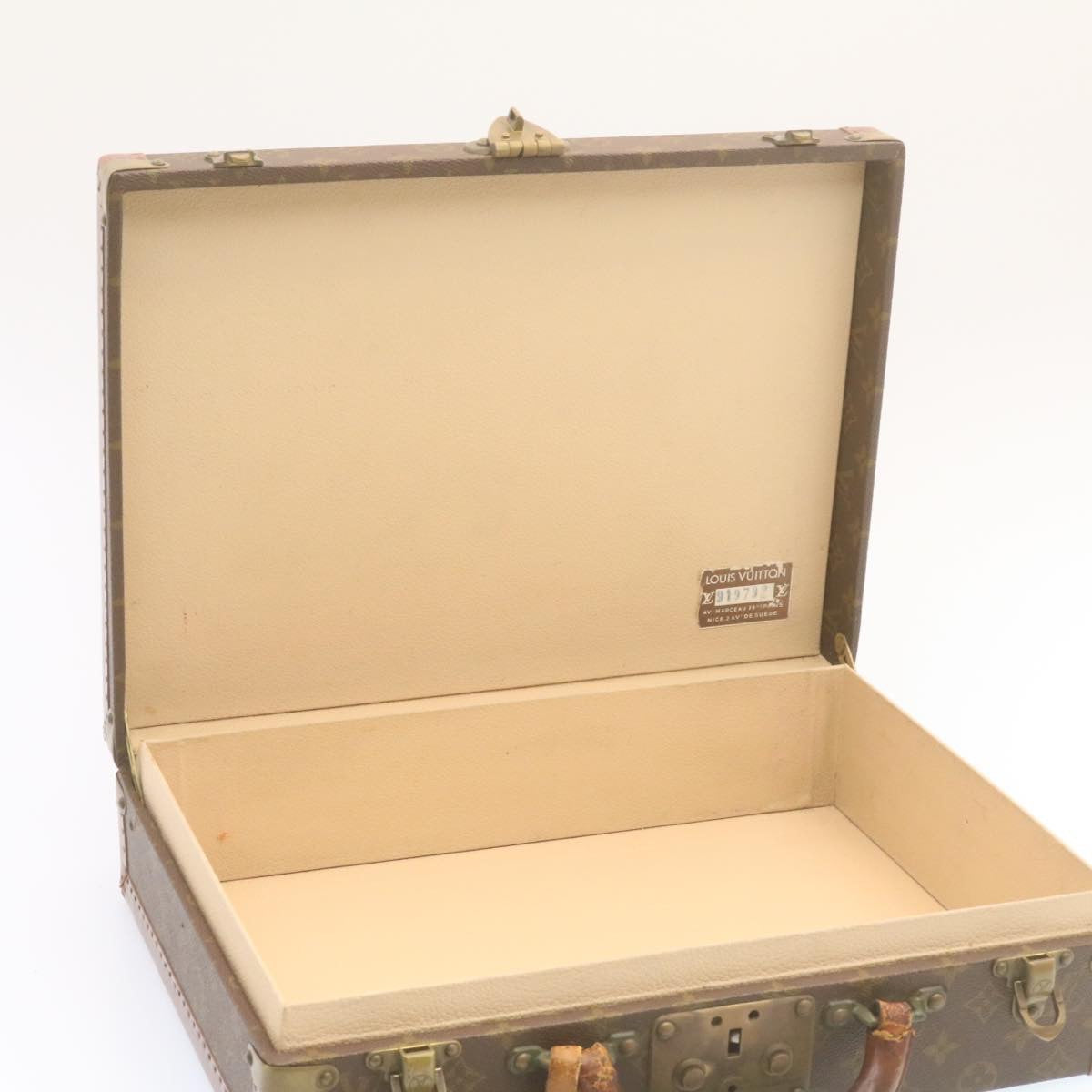 LOUIS VUITTON Monogram President Attache Case Vintage LV Auth 22458A