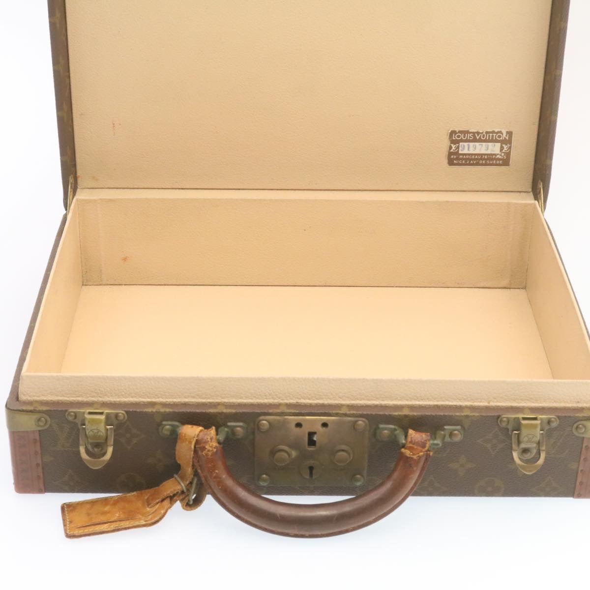 LOUIS VUITTON Monogram President Attache Case Vintage LV Auth 22458A