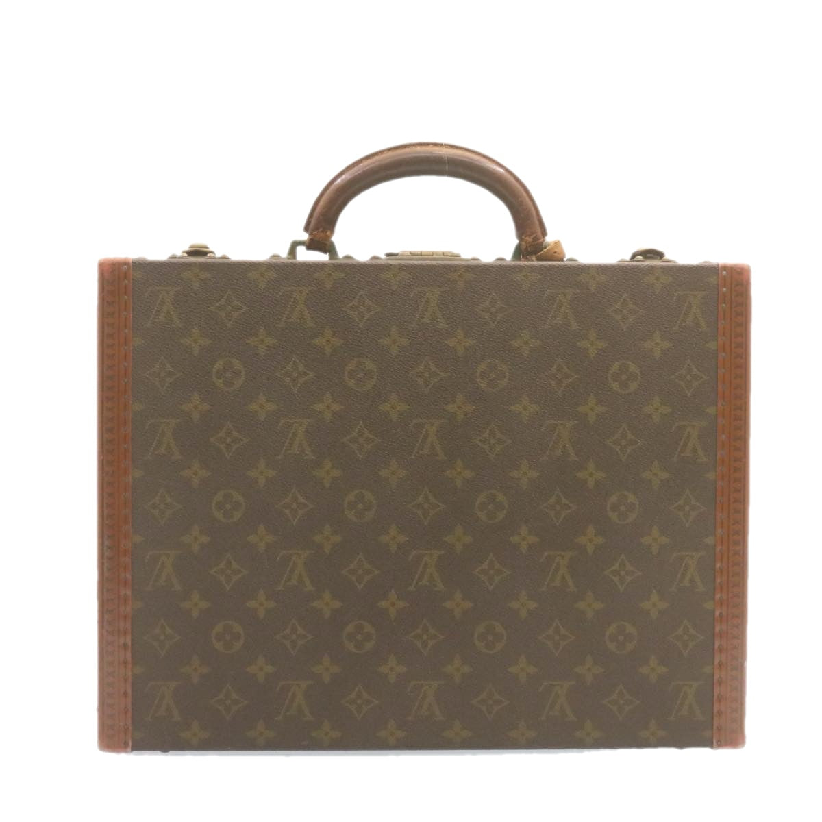 LOUIS VUITTON Monogram President Attache Case Vintage LV Auth 22458A