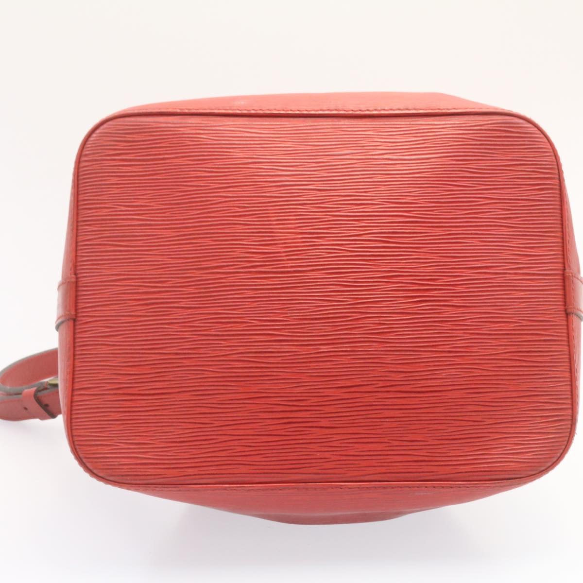 LOUIS VUITTON Epi Noe Shoulder Bag Red M44107 LV Auth 22556