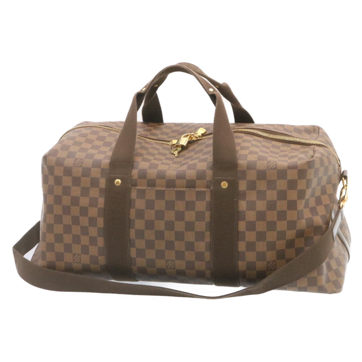 LOUIS VUITTON Damier Ebene Weekender GM Boston Bag N41139 LV Auth 23378A