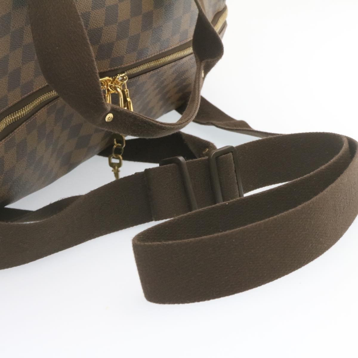 LOUIS VUITTON Damier Ebene Weekender GM Boston Bag N41139 LV Auth 23378A