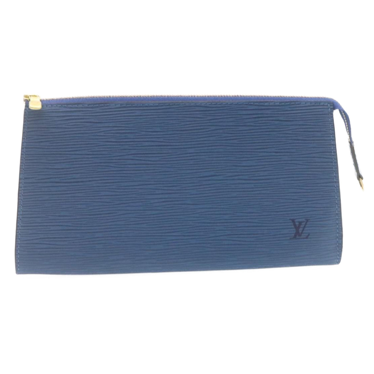 LOUIS VUITTON Epi Pochette Accessoires Pouch Blue M52945 LV Auth 23568A