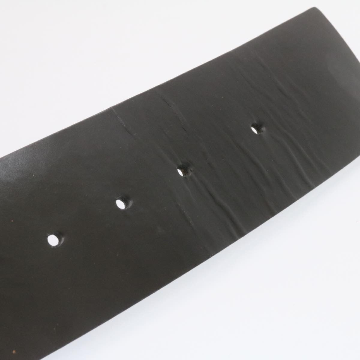 GUCCI Belt Leather Black Auth 24743