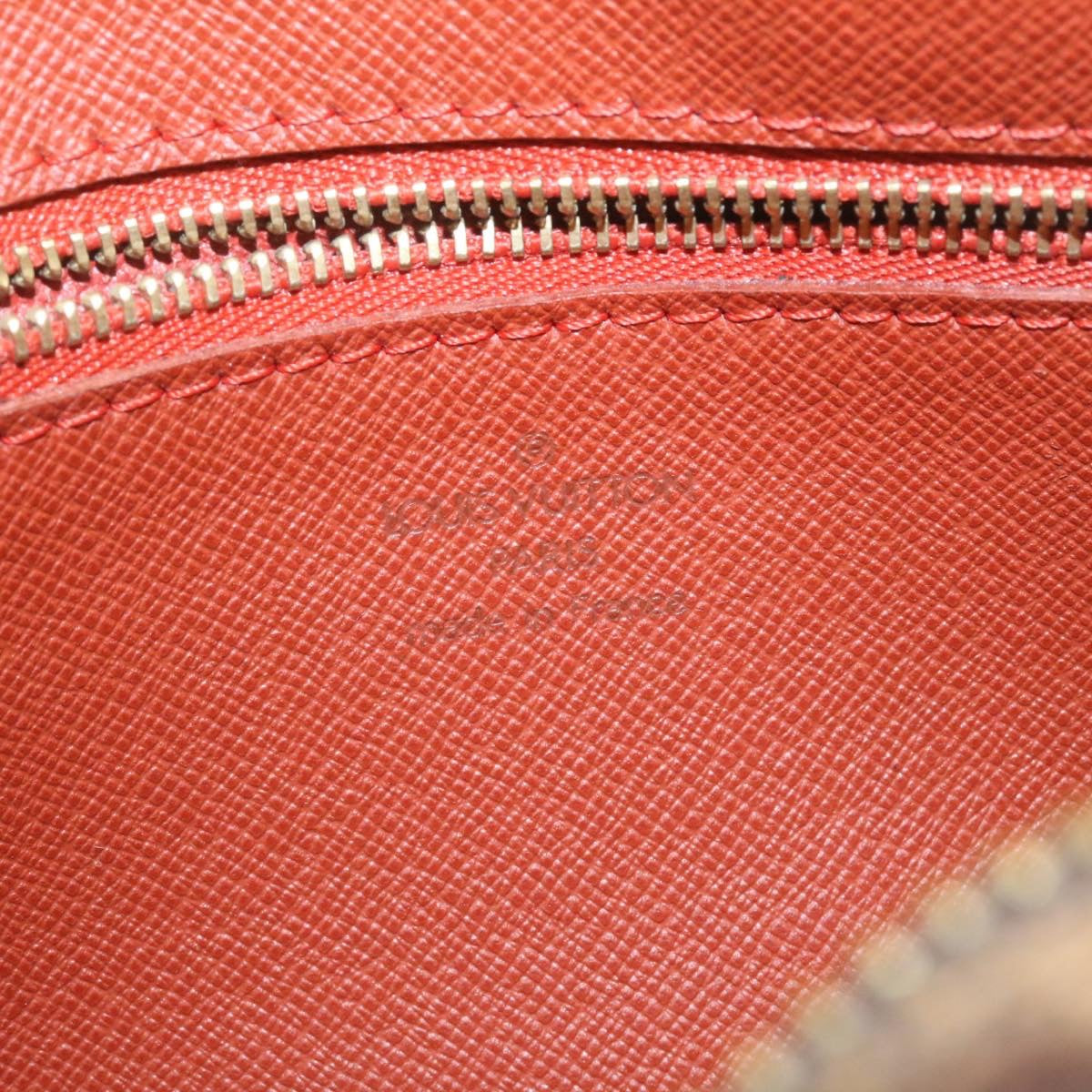 LOUIS VUITTON Damier Ebene Marly Dragonne GM Clutch Bag SP Order LV Auth 25039SA