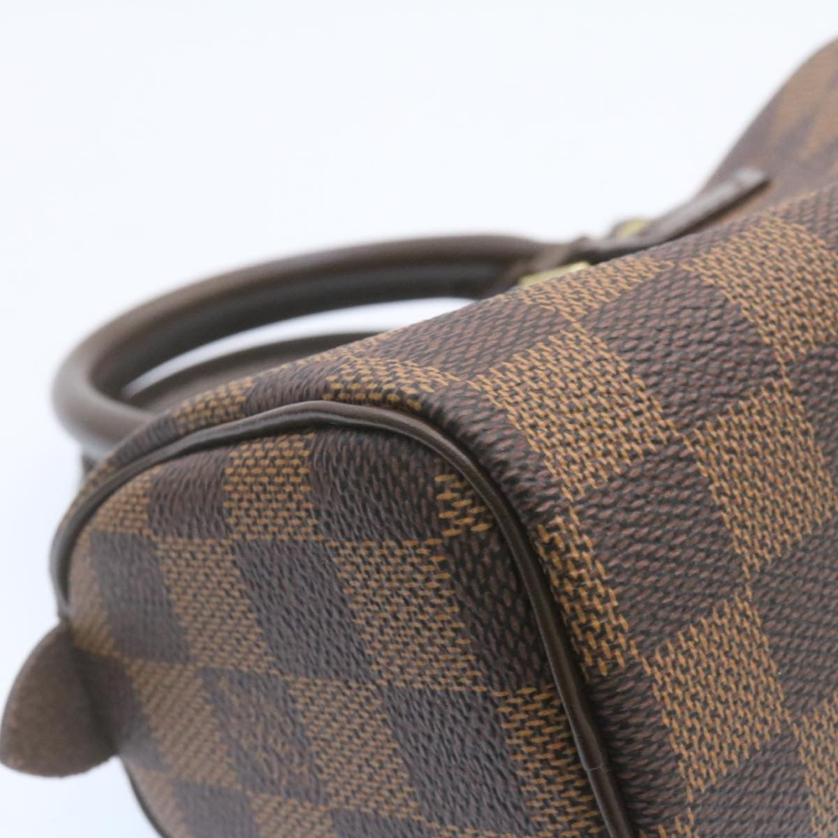 LOUIS VUITTON Damier Ebene Mini Speedy Hand Bag M41534 LV Auth 25202SM