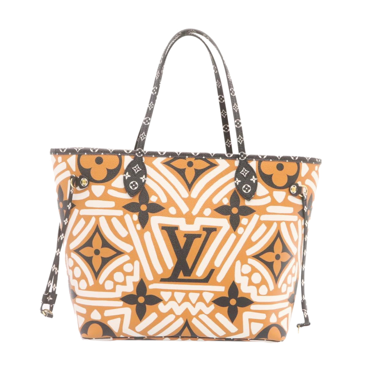 LOUIS VUITTON Monogram Giant Neverfull MM Tote Bag Caramel M56584 LV Auth 25725S
