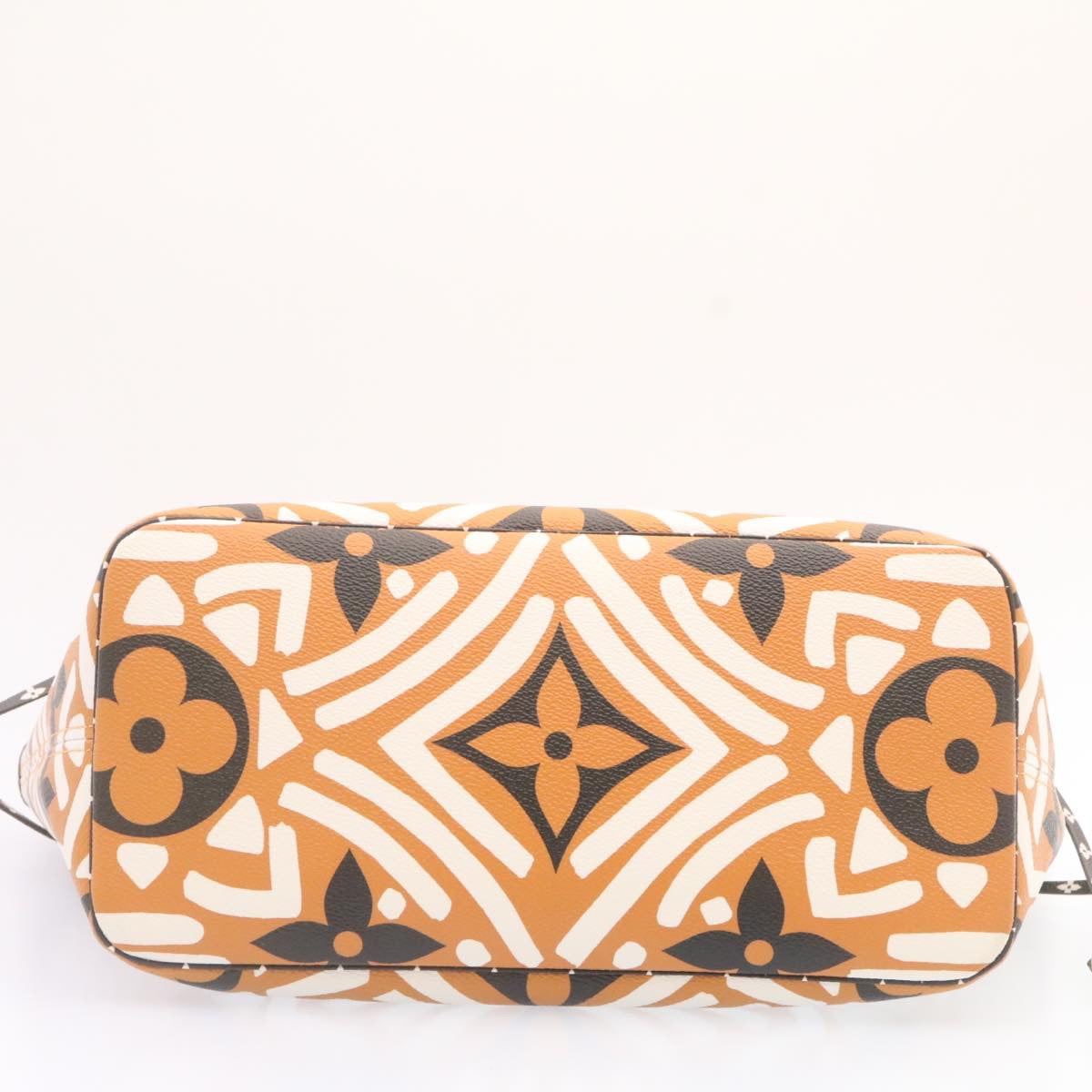 LOUIS VUITTON Monogram Giant Neverfull MM Tote Bag Caramel M56584 LV Auth 25725S