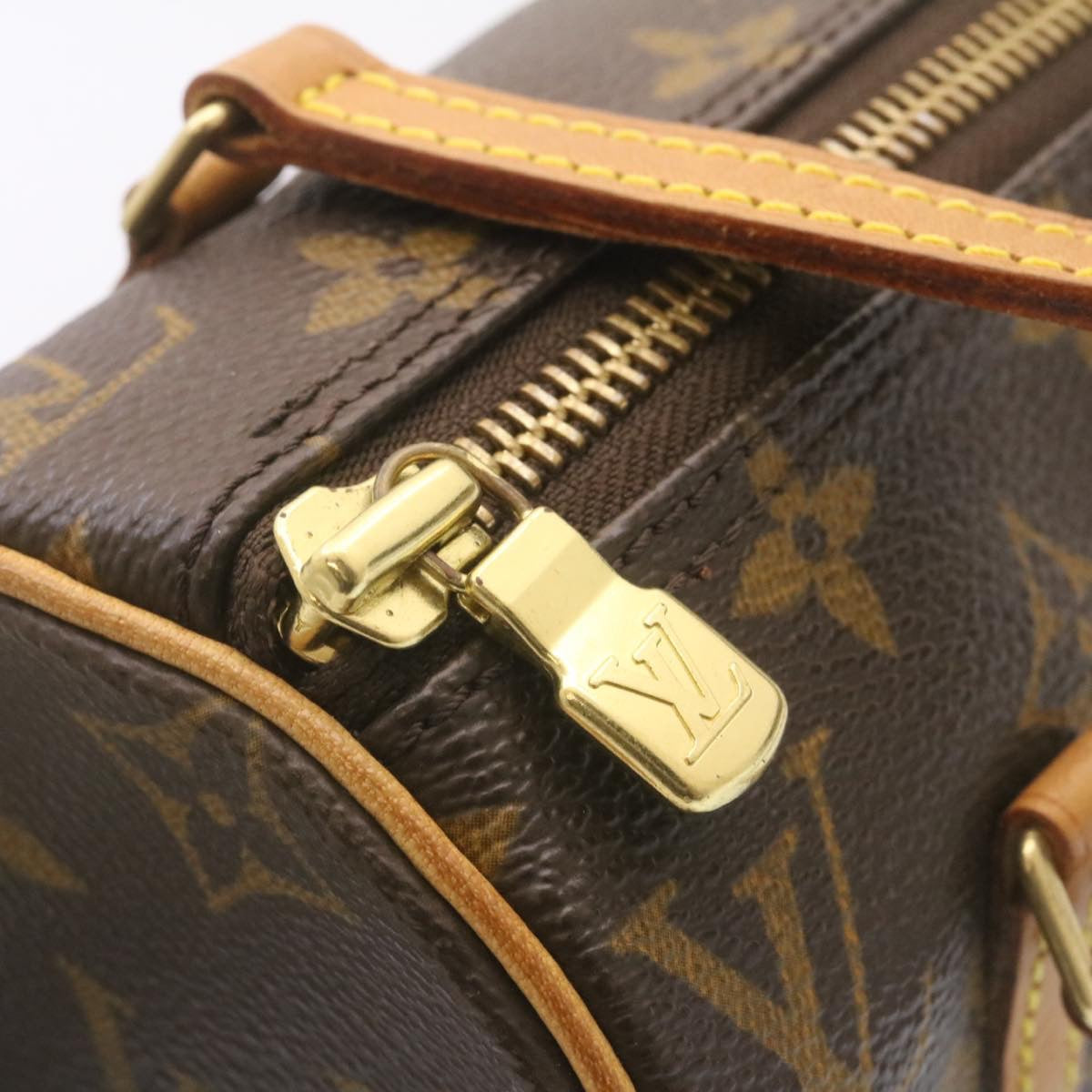 LOUIS VUITTON Monogram Papillon 19 Hand Bag M51389 LV Auth 25829A