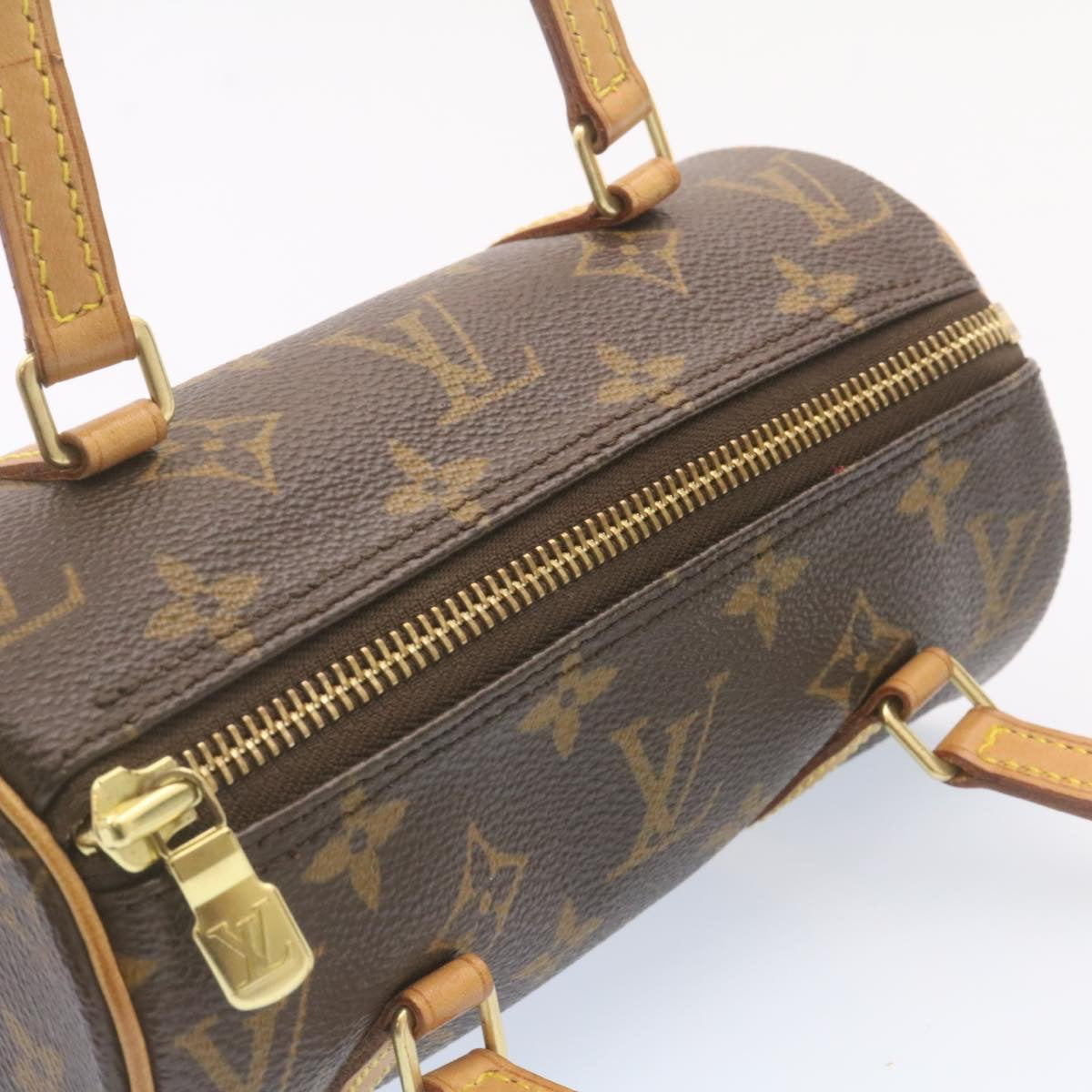 LOUIS VUITTON Monogram Papillon 19 Hand Bag M51389 LV Auth 25829A